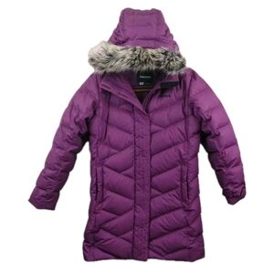 NEW Marmot 700Fill Down Faux Fur Hood Coat